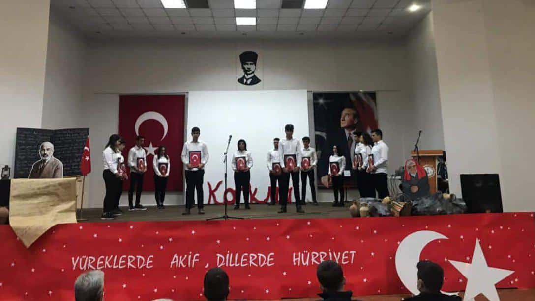 İstiklal Marşı'mızın Türkiye Büyük Millet Meclisi tarafından milli marş olarak kabul edilişinin 101. yıl dönümü